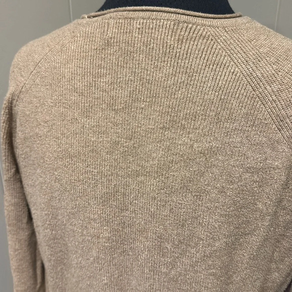 Jolie super stretch finely ribbed knit cashmere blend tie waist midi. Small - Picture 5 of 6